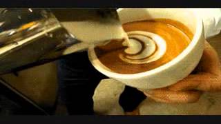 Cool Coffee Tricks Tutorial On How To make a Leaf In Your Coffee [upl. by Zorah]