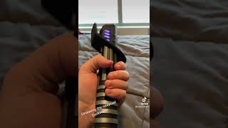 Neopixel Darksaber  mandalorian darksaber korbanth starwars jedi sith thisistheway [upl. by Paik404]