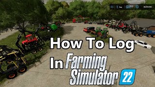 Beginners Guide to Logging in Farming Simulator 22 Foresty Guide [upl. by Hersh286]