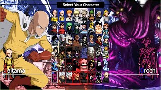 One Punchman Mugen  Saitama VS Orochi  Gameplay [upl. by Alur378]