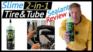 Slime 2in1 Tire and Tube Sealant Review and Demonstration With A Bike Tube [upl. by Ikik]