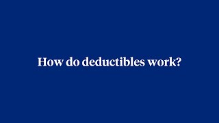 What is a deductible [upl. by Rihaz]