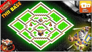 NEW UNBEATEN Town Hall 11 Hybrid Base with Copy Link 2024  TH11 Base CLASH OF CLANS 1207 [upl. by Cleopatre35]