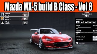 Mazda MX5 2015 build B Class Car in NFS Unbound Vol 8 [upl. by Keily668]