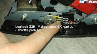 Logitech G29  Check up and maintenance cleaning 1812021 [upl. by Anit]