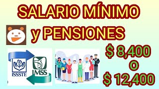 SALARIO MINIMO Y PENSIONES DE CUANTO SERA EL AUMENTO PARA ESTE 2025 [upl. by Ashla]