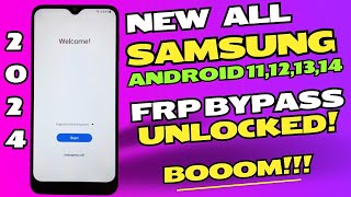 Finally New All Samsung FRP Bypass 2024🔥GOOGLE ACCOUNT UNLOCK  Android 11121314 Without PC [upl. by Sundin]