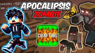 Sobrevivo un APOCALÍPSIS ZOMBIE en CRAFTING AND BUILDING con mods [upl. by Jann]