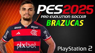 JOGANDO NOVO PES2025 NO PLAYSTATION 2 Ps2 aethersx2 pcsx2 Opl [upl. by Asilenna]