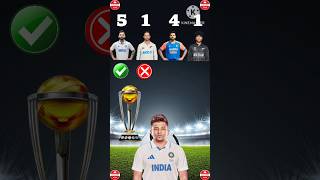 Kisne odi world cup trophy jeeti hai  cricket shorts [upl. by Ahselyt]