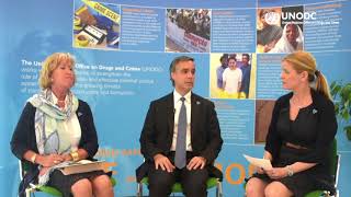 CCPCJ27 UNODC Directors speak about the work of UNODC to prevent human trafficking [upl. by Jews409]