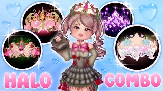 10 HALO COMBOS Using The New ENTWINED VINE FLOWERING HALO  Halo Toggles in Royale 🏰 High [upl. by Ymia]