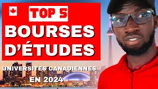 Les meilleures Bourses détudes des universités canadiennes en 2024 [upl. by Ssidnac404]