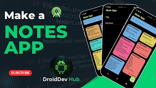 Make a Notes App in Android Studio using Room Database 2024  JAVA [upl. by Toshiko386]