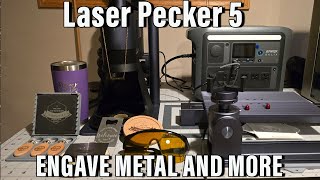 LP5 See it in action Metal Wood amp More 🎨 Laser Pecker 5 [upl. by Haeckel235]