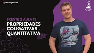 Como fazer o cálculo nas propriedades coligativas  Aula 13 Frente 2 [upl. by Oswell]