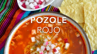 CÓMO HACER POZOLE ROJO fácil amp rápido  Recetas fáciles Pizca de Sabor [upl. by Carolan333]