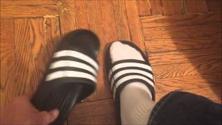 Adidas Duramo Slide review [upl. by Orelee152]