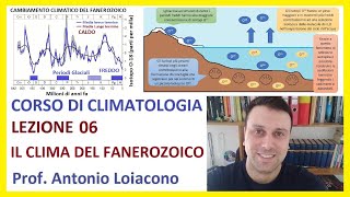 CORSO DI CLIMATOLOGIA  Lezione 06  Il Clima del Fanerozoico [upl. by Jelsma]