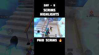 DAY 6 Of Learning Esports ✅❤️  BGMI  PAID SCRIMS  HIGHLIGHTS  shortvideo shorts bgmi pubgm [upl. by Towland]