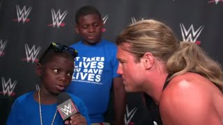 Jarrius Robertson interviews WWE Superstars at SmackDown LIVE [upl. by Cheria]