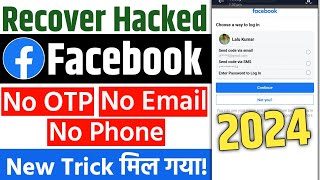 Recover Hacked Facebook Account  How To Recover Hacked Facebook Account Hindi [upl. by Kimitri]