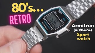 Armitron Sport Retro Digital Watch quotRubikquot Unboxing  408474 [upl. by Leuqar74]