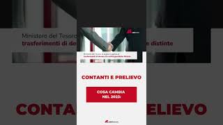 Tetto al contante e modifiche al prelievo cosa cambia dal 2023 [upl. by Edrahs]