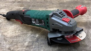 PARKSIDE® Angle Grinder »PWS 125 G6« Lidl 1200 Watt unboxing and test  Parkside Winkelschleifer [upl. by Letsyrk]