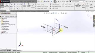 SOLIDWORKS  3D Sketch Basics [upl. by Ziwot661]