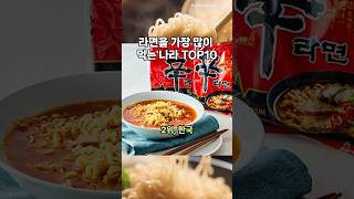 세계에서 라면을 가장 많이 즐기는 나라 TOP10 🍜🌍 라면소비량 라면소비국 라면맛집 라면순위 라면사랑 라면국물 틈새라면 치즈라면 [upl. by Artenehs]