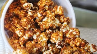 Caramel Popcorn  Flavoured Popcorn  Easy Homemade Popcorn Recipe  Kanaks Kitchen [upl. by Cornelius]