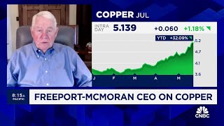 FreeportMcMoRan CEO on copper Were on a trend to have a very serious shortage [upl. by Bronwen]