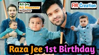 Raza Jee  Celebrate Birthday With Ali Shanawar amp Ali Jee  Grandson Of Nadeem Sarwar  FM Creation [upl. by Ralleigh]