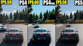 Gran Turismo 7 PS4 vs PS4 Pro vs PS5 Comparison  Loading Times Graphics FPS Test [upl. by Lorens]