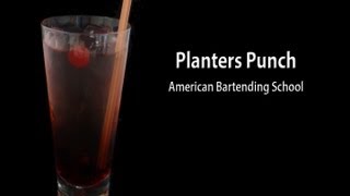 Planters Punch Cocktail Drink Recipe [upl. by Aiyotal]