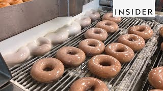 How Krispy Kreme Doughnuts Are Made [upl. by Hada]