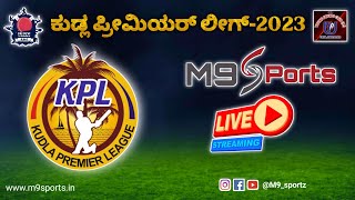 KUDLA PREMIER LEAGUE 2023  SEASON 8  FINAL DAY  LIVE FROM URWA CRICKET GROUND MANGALORE [upl. by Ahseei]