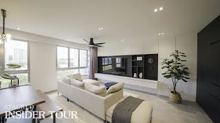 Inside A 60k Sleekly Renovated 5Room HDB  EastGlen  Canberra Tour [upl. by Raji]