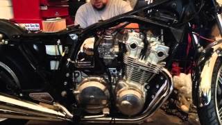 1980 Honda CB 750 C carburetor removal [upl. by Xxam]