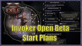 My FreezeShock Invoker Plan for POE 2 Beta Launch [upl. by Jorey]