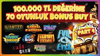 SLOT OYUNLARI HACKSAW BONUS HUNT  100000 TL DEĞERİNE 70 OYUNLUK BONUS BUY PART 4 slots casino [upl. by Li]