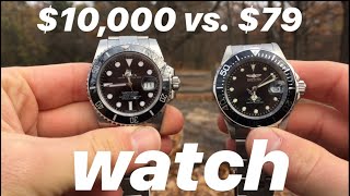 Rolex Submariner vs Invicta Pro Diver [upl. by Schatz]