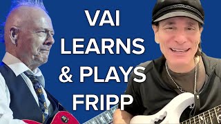 Vai plays and talks King Crimson [upl. by Haldi]