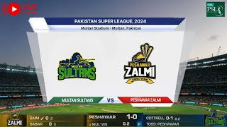 PSL LIVE Multan Sultans v Peshawar Zalmi Headtohead  PSL Live On Saydigital Gamers [upl. by Assetnoc]