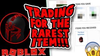 Trading for the RAREST ROBLOX ITEM Ft Lonnie  Linkmon99 ROBLOX [upl. by Wylen]