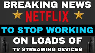 BREAKING NEWS  NETFLIX TO STOP WORKING [upl. by Araz]