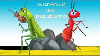 Gjinkalla dhe milingona  Perralla shqip  Ant and Grasshopper KanaliDiell [upl. by Adrial]