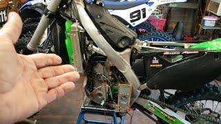 111 KX250F Part 1 Diagnosing Gremlins Fuel Pump amp or more Lets dig in the KX250 fix it [upl. by Eran]