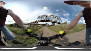 Vuze XR Camera 360 Degree Bike Ride  short clip [upl. by Roxi]